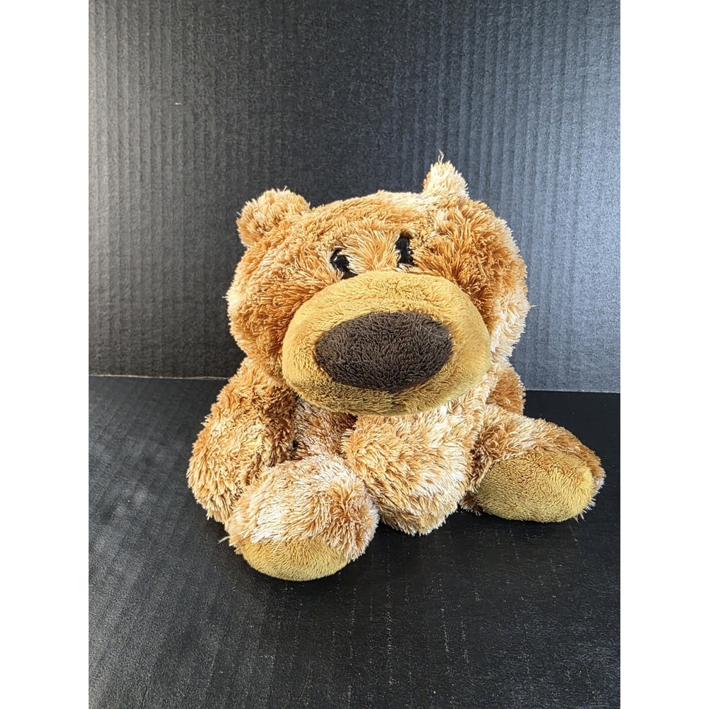 Aurora Flopsies Golden Bearton Frosted Bronze & White Splotchy Floppy Plush Bear